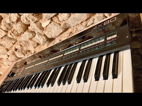 Akai AX80 with realtime MIDI controller
