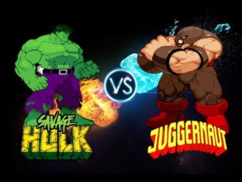 Savage Hulk vs Juggernaut - M.U.G.E.N. request