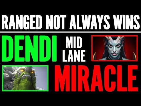 Dendi vs Miracle Who is the Best? [Tiny vs QoP] Dota 2