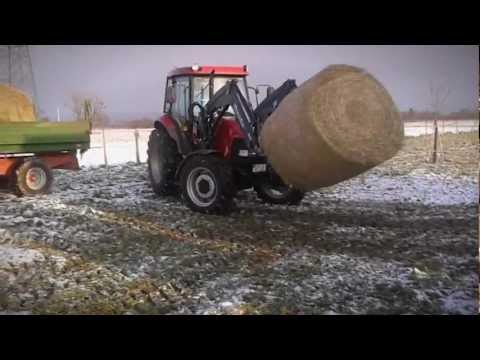 Ballenfahren 2012 mit Case Jx 60