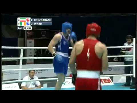 Light Heavy (81kg) R16- Rouzbahani Ehsan (IRI) VS Ward Joseph (IRL) -2011 AIBA World Champs
