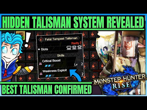 Best Rise Talisman Possible Confirmed - Drop % Revealed - How to Get Yours - Monster Hunter Rise!
