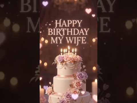 🎂 Happy Birthday, My Wife ❤️ | The Most Beautiful Birthday Wishes 💐