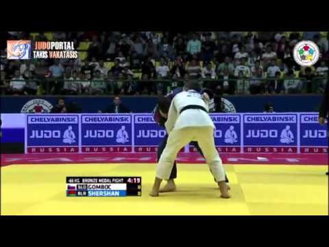 Judo Grand Prix Tashkent 2015 Bronze -66kg GOMBOC Adrian (SLO) vs. SHERSHAN Dzmitry (BLR)