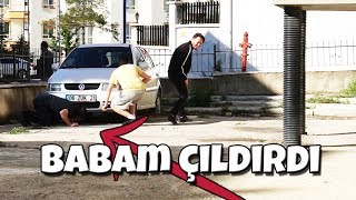 ARABANIN MOTORUNA KEDİ KAÇTI! - ( BABAMA KIŞKIRTMA! )
