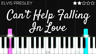 Can&#39;t Help Falling In Love - Elvis Presley | EASY Piano Tutorial