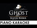 Justin Bieber - Ghost - Piano Karaoke Instrumental Cover with Lyrics