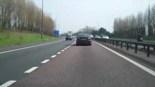 preview picture of video 'Sheerness to Whitstable Motorway M2 England'