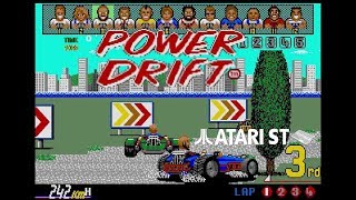 Power Drift - Atari ST (1989) longplay