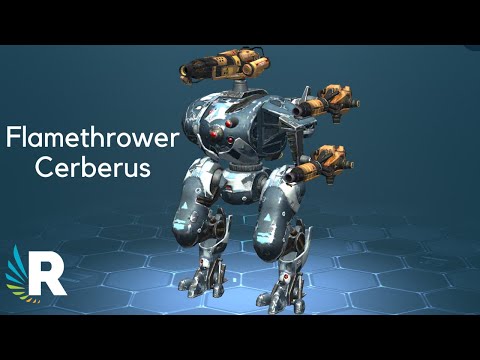 War Robots: FLAMETHROWER CERBERUS Gameplay (Ember+Igniter) 🔥