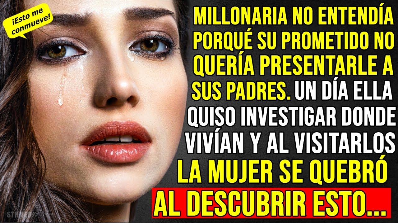 No entendía porque su novio no quería presentarle a sus padres y un día...