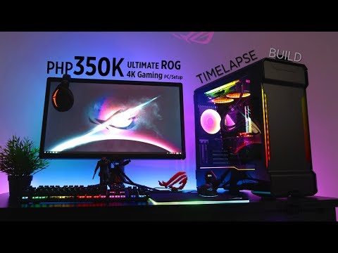 P350K ULTIMATE ROG 4K Gaming PC/Setup Time Lapse Build ft. i9-9900k I Strix RTX 2080Ti w/ Benchmark
