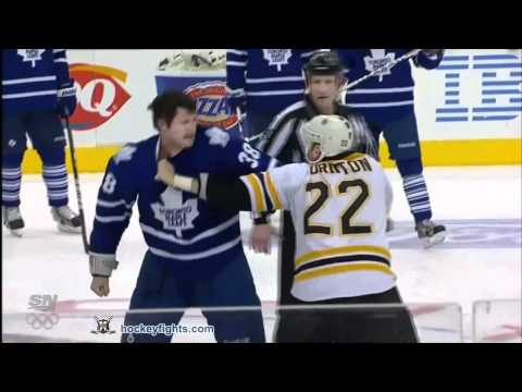 Shawn Thornton vs Jay Rosehill Mar 6, 2012