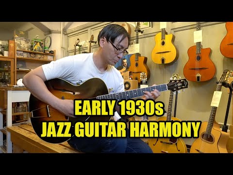 Early 1930s Jazz Guitar Harmony / Chords - Eddie Lang / Dick McDonough Style