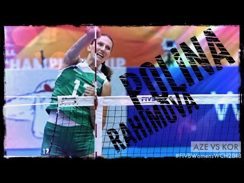 18.09.30 EVERY POINT OF POLINA RAHIMOVA. Azerbaijan VS Korea FIVBWOMENSWCH HIGHLIGHTS