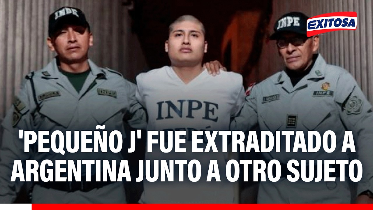 🔴🔵 'Pequeño J' fue extraditado a Argentina junto a otro sujeto que cometió abuso en dicho país