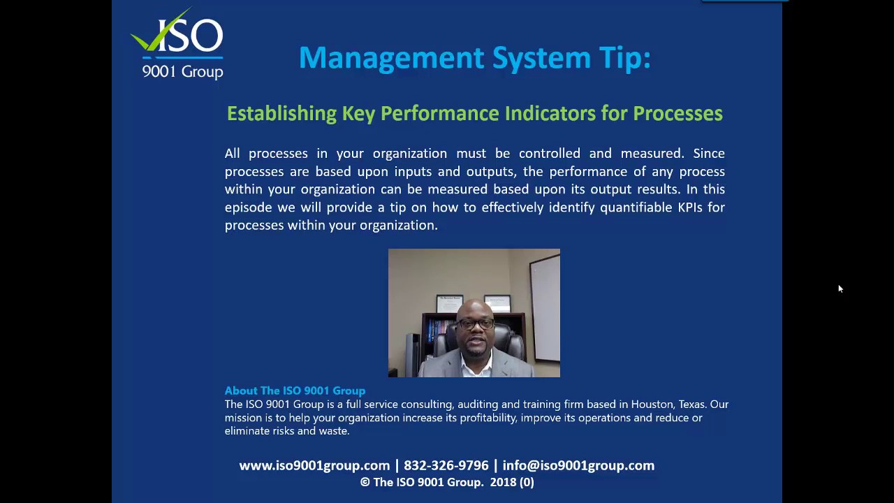 Establishing KPIs for Processes