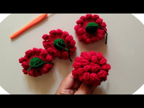 Crochet flowers for toran / crochet marigold flower #crochet #toran #flower 