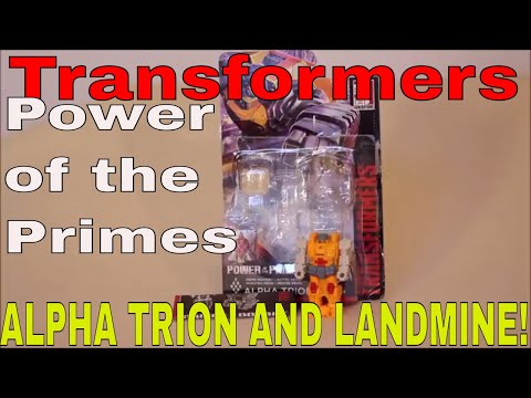 Transformers Power of the Primes Alpha Trion with Landmine - GotBot True Review NUMBER 401