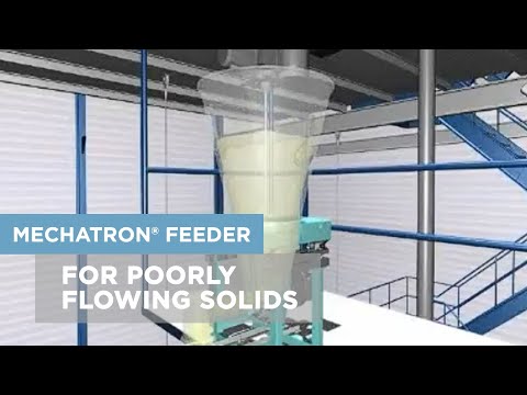 Loss in Weight Feeder Coni Steel MechaTron® for Poorly Flowing Solids
