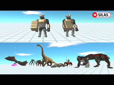 2 GHOR HAMMER vs THE MAIN BOSSES - Animal Revolt Battle Simulator Mobile📱