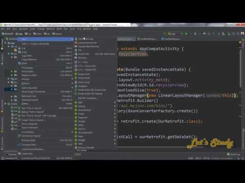Get Json Data Using Retrofit Library and Show it to android Recyclerview