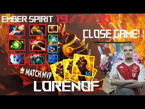 Lorenof Ember Spirit Mid Lane Gameplay Patch 7.31b - Dota 2 Full Game Player Perspective !