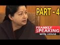 Frankly Speaking With J Jayalalithaa 4 Arnab Goswami Exclusive Interview