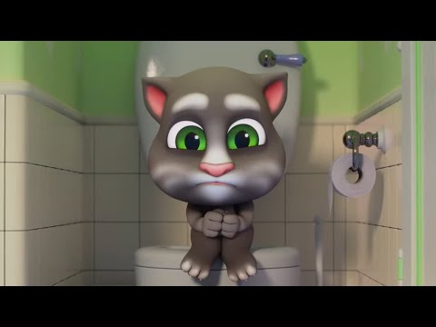 Bathroom Buddy | Talking Tom Shorts | Cartoons for Kids | WildBrain Zoo