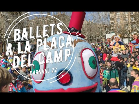 Gegants de Solsona  - Ballets a la plaça del Camp al Carnaval Solsona