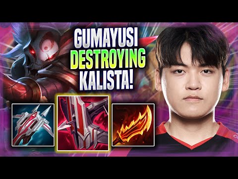 GUMAYUSI DESTROYING WITH KALISTA! - T1 Gumayusi Plays Kalista ADC vs Aphelios! | Season 2022