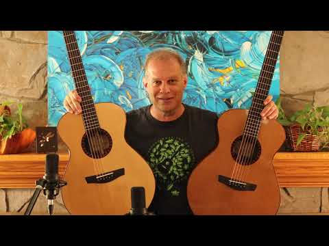 Two Ken Franklin Concert Guitars - Spruce/Cedar Comparison