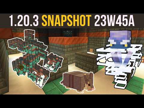 NEW Minecraft 1.20.3 Snapshot! Trial Chambers & Breeze