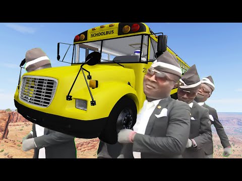 COFFIN FUNERAL DANCE MEME #19 - ASTRONOMIA Music Cover - BeamNG Drive