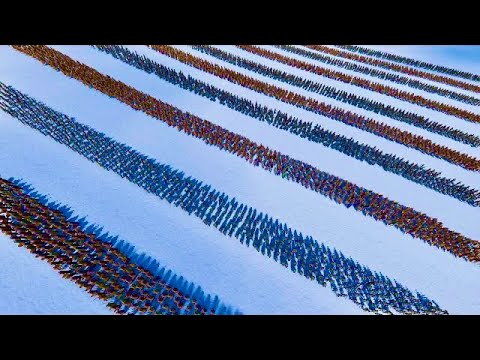 12 Lines Modern Soldiers & Spartans vs 520,000 Evil Army - Ultimate Epic Battle Simulator 2 -UEBS 2