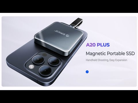 Ổ SSD Nam Châm Từ Tính ORICO - Tốc Độ 20Gbps, Hỗ Trợ Quay 4K ProRes Cho iPhone 15 Pro Trở Lên