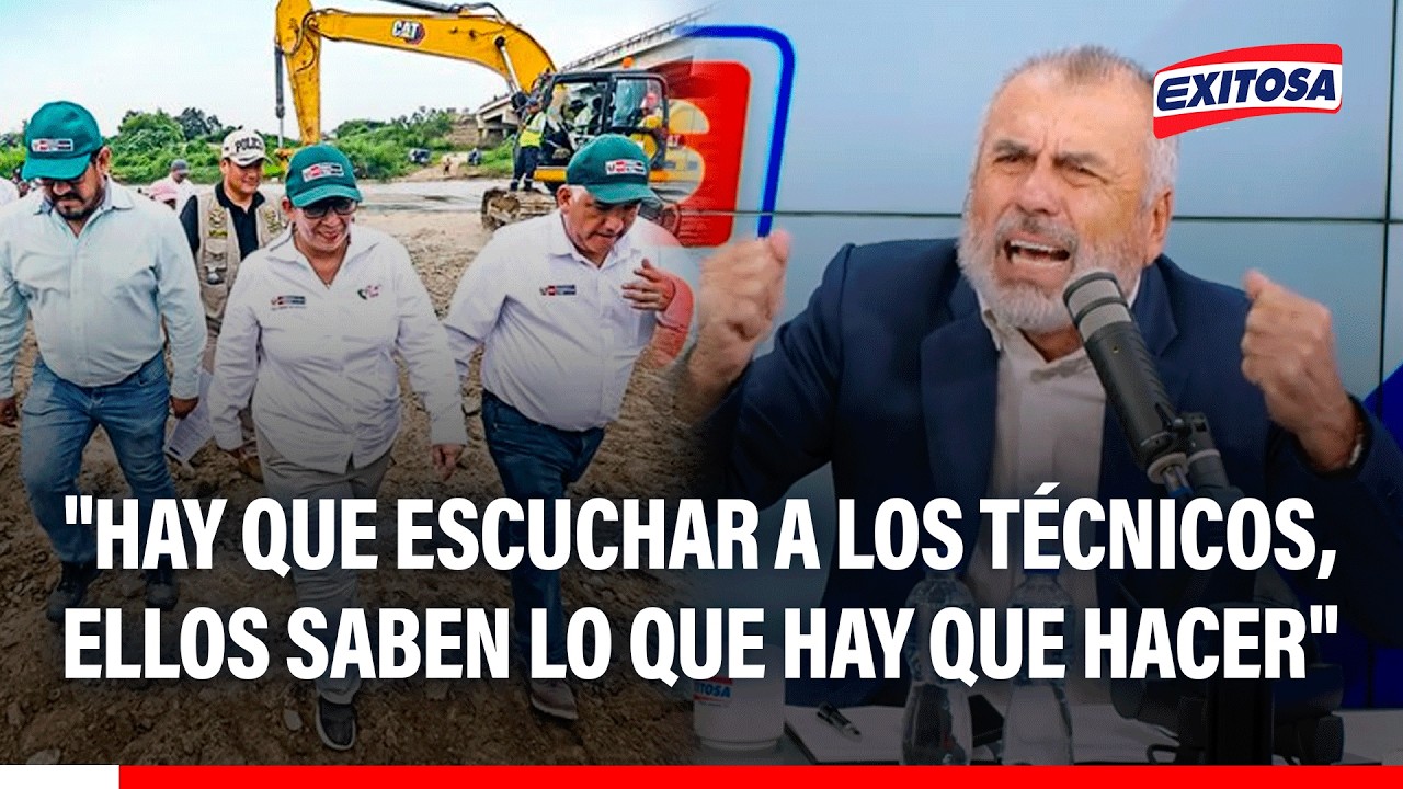 🔴🔵 Nicolás Lúcar sobre la prevención ante fenómeno El Niño: "Hay que escuchar a los técnicos"