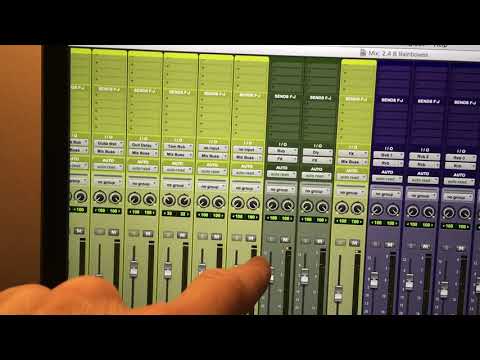 My FX chain based on CLA Epic using 4 Reverbs and 4 Delays and how I routed them.