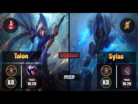 GrandMaster TALON [Electrocute] (Mid) VS  SYLAS - Grandmaster KR Patch 10.20