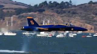 Blue Angels - Solo voo rasante sonic boom (700 mph - 1.100 km/h)
