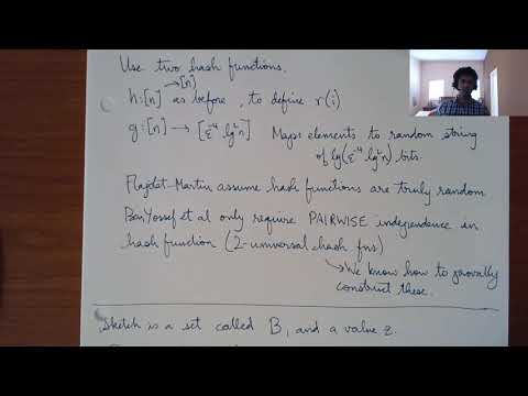 CSE290A, Spring 2020: Lec 15, improved distinct elements and introduction to heavy hitters