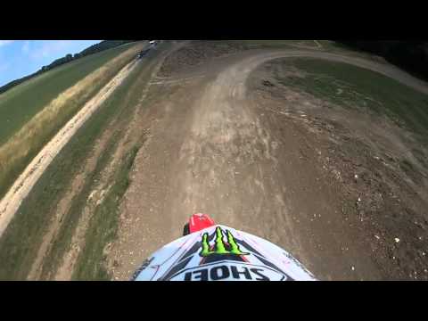 Obernheim 1 lap Motocross Honda 250 CR 2T Kevin Mikus #416