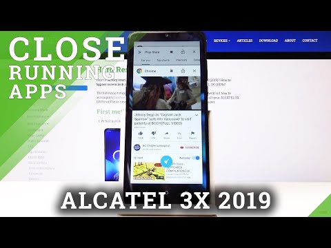 How to Deactivate Running Apps in ALCATEL 3X (2019) – Release Memory