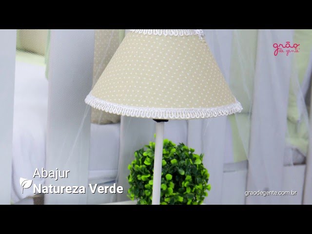 Abajur Natureza Verde | Ref: 52046