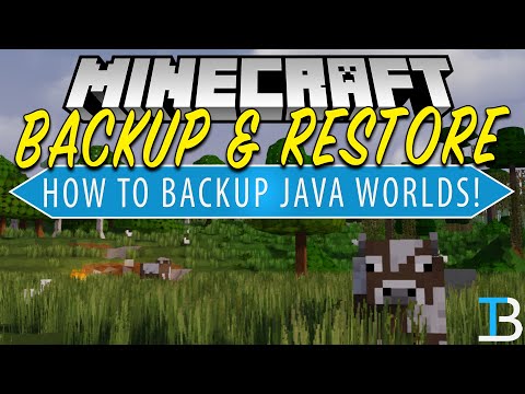 How To Backup & Restore Minecraft Java Edition Worlds