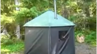 preview picture of video 'Telttasauna, Sauna in tent!'
