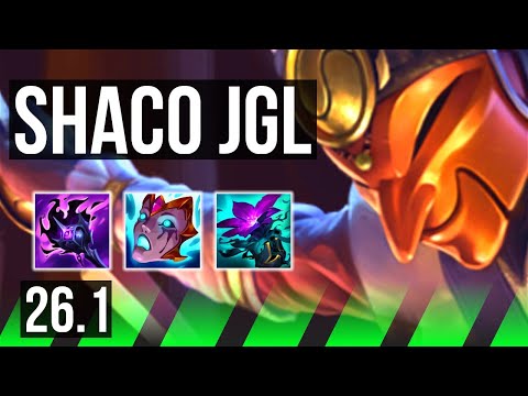 SHACO vs GWEN (JGL) | 45K damage | NA Master | 26.1