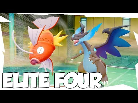 MAGIKARP VS SUPERQUATTRO | Magikarp Elite Four Run| Pokemon Let's Go ITA