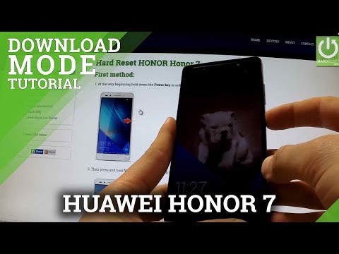 How to open Download Mode HUAWEI Honor 7 - Enter and Exit Download Mode