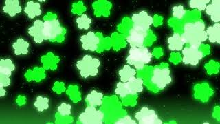 【With BGM】🌸Motion graphics background with soaring DeepGreen neon cherry blossoms🌸